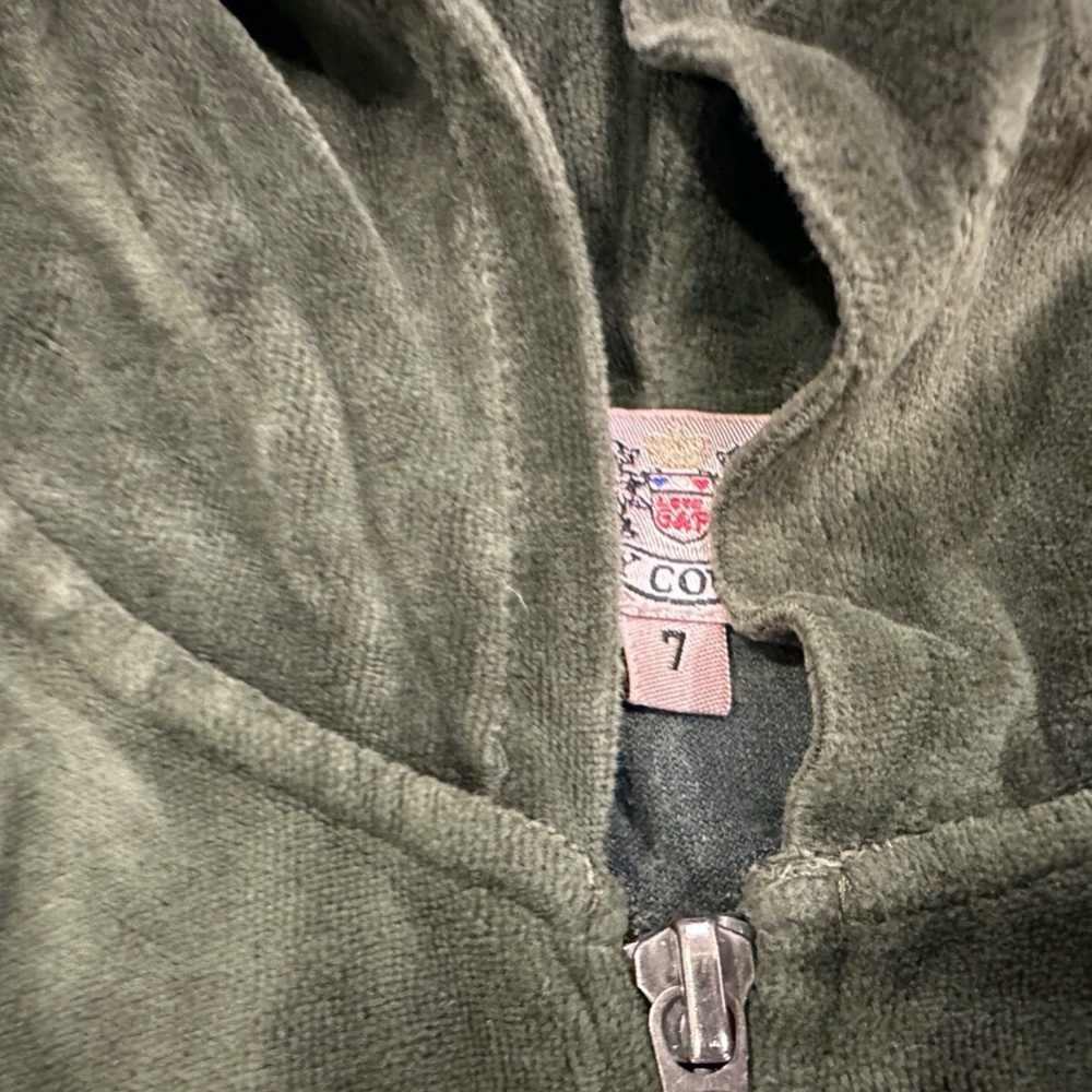Girls Juicy Couture 3 Piece Matching Set Jacket Pants Tshirt - Picture 4 of 12